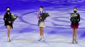 ‘This just doesn’t happen’: Joy for 16yo Shcherbakova, Tuktamysheva & Trusova as Russians rule figure skating world champs (VIDEO)