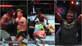 ‘I’m ready’: Francis Ngannou eyes Jon Jones fight after brutally knocking out Stipe Miocic to become UFC heavyweight champ (VIDEO)