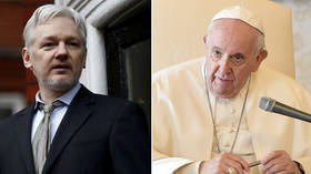 Pope sends Julian Assange personal message to his jail cell, partner says