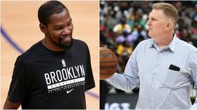 ‘We talk CRAZIER than this’: NBA star Durant suggests slur-filled messages are TAME after actor Rapaport shares text exchange