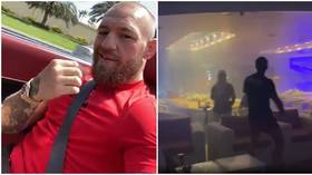 ‘The number 1 roly around’: UFC star McGregor flashes Rolex, Rolls-Royce & yacht party as he winds up former foe Diaz