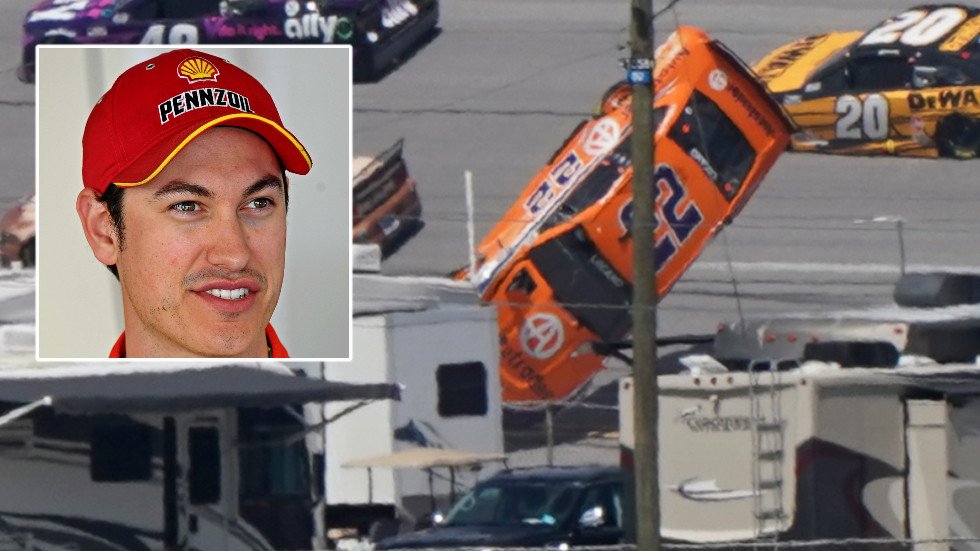 Talladega Frights: NASCAR’s Logano ‘happy To Be Alive’ After Talladega ...