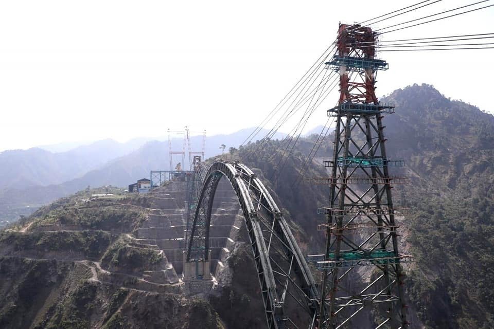 world highest road bridge in india