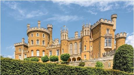 Belvoir Castle in Leicestershire, UK.  Belvoircastle / Instagram