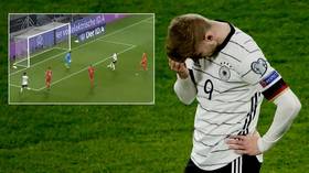 ‘Embarrassing’: Hapless Timo Werner ridiculed for INCREDIBLE MISS as Germany suffer humiliating defeat to Macedonia (VIDEO)