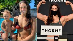 UFC’s Dern forecasts submission win over Ansaroff in ‘battle of the moms’, still ‘pretty’ despite gruesome broken nose