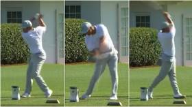 ‘A miracle if his back survives’: Golf hulk DeChambeau baffles fans with crazy speed-swing tee shots ahead of US Masters (VIDEO)