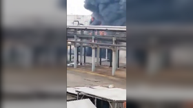 EXPLOSION and fire rock Mexican oil refinery in Veracruz state (VIDEO)