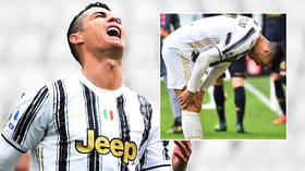 ‘Covering his pretty face’: Ronaldo panned for efforts in wall after he DUCKS to avoid ball as Juve concede free-kick goal (VIDEO)