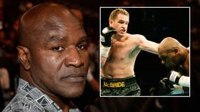‘My grandmother would whip him’: Boxing fans scoff at Evander Holyfield fighting Kevin McBride after Mike Tyson ditches rematch
