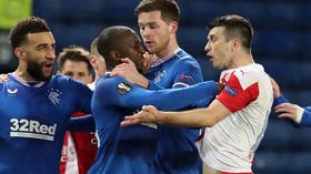 ‘Should’ve been for life’: UEFA accused of being soft as Slavia star cops 10-MATCH BAN for ‘racist behavior’ towards Rangers rival