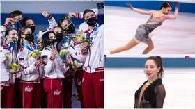 Russian skater Alena Zhilina, 11, easily lands the most difficult jumping combo of Olympic and world champ Alina Zagitova (VIDEO)