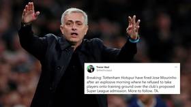 Notorious Twitter troll dupes THOUSANDS with claim Spurs sacked Mourinho ‘after he stood up against European Super League plans’