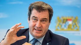 German CSU leader Soeder hoping to succeed Chancellor Merkel says candidacy bid is up to CDU sister party