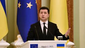 Ukrainian President Zelensky proposes face-to-face meeting with Putin in war-torn Donbass & emphasizes Western support for Kiev