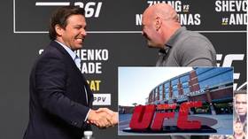 Dana White & Florida governor proclaim ‘OASIS OF FREEDOM’ as UFC returns for full house for FIRST TIME since pandemic struck