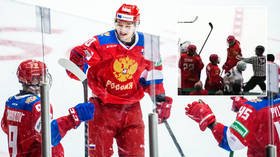 ‘We did it’: Russia stun USA in ice hockey championships comeback – despite losing star after he elbowed opponent in head (VIDEO)