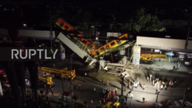 WATCH: Aftermath of deadly Mexico City train crash captured in shocking drone footage