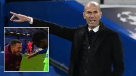 Hazard hammered for appearing to celebrate on the pitch with Chelsea players as Zidane insists pride in Real Madrid defeat (VIDEO)