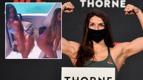 Back to twerk: UFC bombshell Mackenzie Dern busts out her moves, throws punches on boat with Brazilian pop princess Lexa (VIDEO)