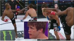 ‘He’ll be breathing out of his mouth for a while’: Bellator star Michael Page FLATTENS rival’s nose with face kick (VIDEO)
