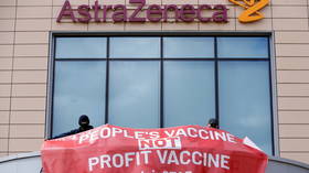 'It is apartheid': Activists blast pharma firms in protest at AstraZeneca's UK HQ over fairer access to Covid-19 jabs