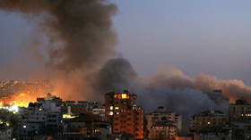 Gaza tower block COLLAPSES after Israeli airstrikes respond to Hamas rockets – reports (VIDEOS, PHOTOS)