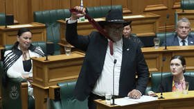 WATCH: Maori Party co-leader kicked out of New Zealand parliament after performing HAKA in protest over ‘racist propaganda’