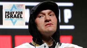 Tyson Fury claims ‘b*stards’ took pro-Israel stance under his name as ‘Gypsy King’ angrily denies making political posts (VIDEO)