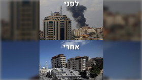 IDF seemingly celebrates leveling Gaza residential block with ‘before & after’ meme on Instagram