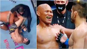 ‘You can hear it snap’: Fans in disbelief as UFC star Jacare seen SMILING after rival breaks his arm in gruesome finish (VIDEO)