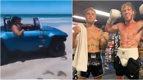 ‘Jake Paul Go Home’: YouTube boxing siblings ENRAGE locals in Puerto Rico by ‘endangering turtles’ with beach buggy stunt (VIDEO)
