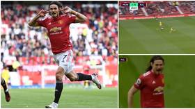 ‘Goal of the season’: Cavani wows with SENSATIONAL strike from distance in first Man Utd game with fans since pandemic