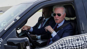 Biden jokes about RUNNING OVER reporter after being questioned about Israel (VIDEO)