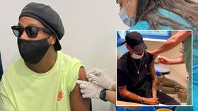 ‘I hope the whole world can be vaccinated’: Brazil icons Neymar & Ronaldinho hail Covid jabs in huge boost for vaccinators (VIDEO)