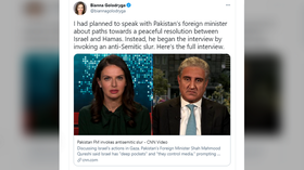 Pakistani foreign minister spars with CNN anchor live on air over Israel having ‘deep pockets’ & ‘controlling the media’