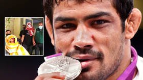 Two-time Olympic medalist wrestler arrested in India after evading police over alleged killing of fellow grappler at stadium