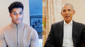 ‘Marcus is way ahead of where I was at 23’: Barack Obama heaps praise on footballer-turned-social-activist Rashford (VIDEO)