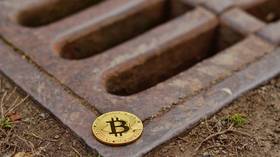Bitcoin headed for second-largest monthly drop on record