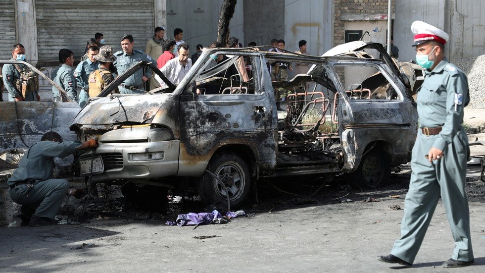 Explosions Hit Two Buses In Kabul, At Least 7 Killed & 6 Injured — RT ...