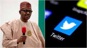 Twitter scrubs Nigerian president’s post & suspends account for ‘abusive behavior’ after tweeting warning to rebels