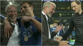 ‘I’ll bring you the trophy, it’s yours’: New video shows Chelsea stars celebrating with Abramovich after Champions League win