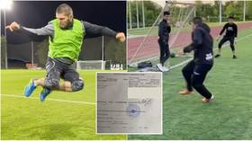 Khabib receives CONTRACT OFFER from Russian football club asking UFC star to name his price after displaying goalscoring exploits