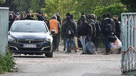 Calais migrant camp dismantled by police after early morning raid as number of Channel crossings to Britain skyrockets