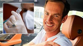 ‘Please get your vaccine’: British tennis legend Murray hails ‘that first jab feeling’ as critics ask if he was paid for ‘advert’