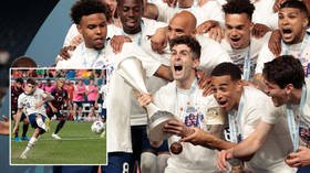 Chelsea star Christian Pulisic dubbed ‘Captain America’ after scoring dramatic late goal to win cup for USA against Mexico (VIDEO)