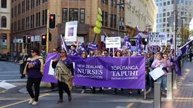 ‘Under-resourced & under-supported’: Tens of thousands of New Zealand nurses go on strike for better pay, safer work (VIDEOS)