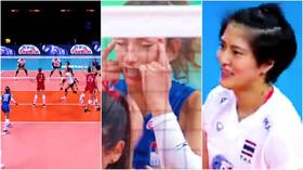 ‘She didn't mean disrespect’: Serbia volleyball ace banned for racist eye gesture towards Thai opponents that caused fury (VIDEO)