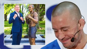 ‘Why does GSP’s statue look like Barack Obama?’ Mockery for sculpture of UFC legend St-Pierre as fans claim it’s ex-US president