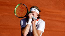 Emotional Stefanos Tsitsipas breaks down after reaching debut Grand Slam final at Roland-Garros